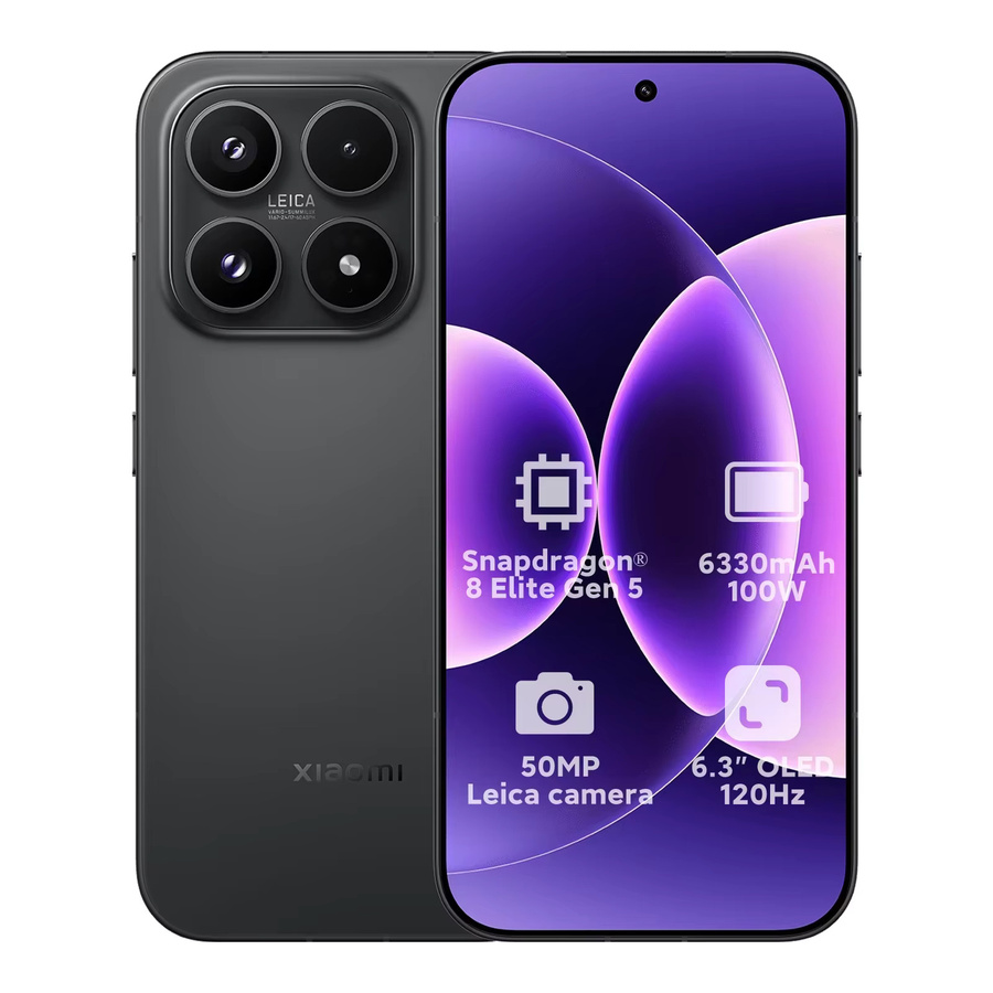 Xiaomi 17 Smartphone Globale Version in Schwarz mit 6,3 Zoll OLED-Display, Snapdragon 8 Elite Gen 5 Prozessor, 50MP Leica-Kamera und 6330mAh Akku - Bild 7