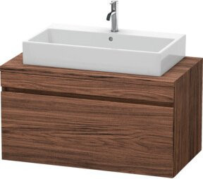 Duravit Waschtischunterschrank DuraStyle in Nussbaum Dunkelbraun mit einem Auszug, Breite: 100 cm, Tiefe: 54,8 cm - Bild 1