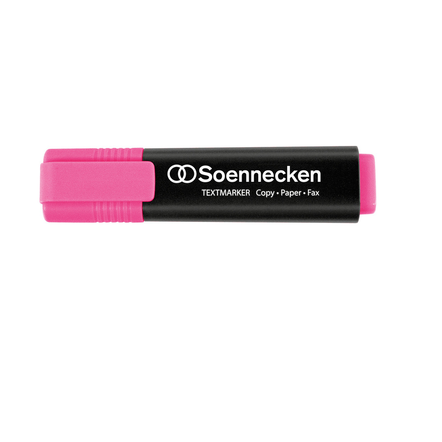 Soennecken Textmarker Pink mit Keilspitze - Bild 2
