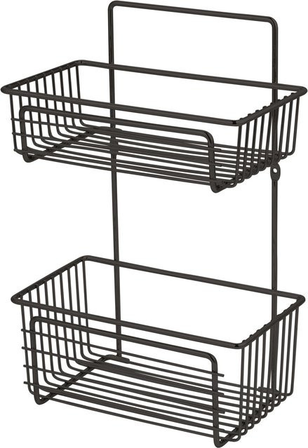 Drahtkorb Fregate Schwarz Matt B: 37,5 cm, T: 25 cm, H: 14,5 cm - Bild 1