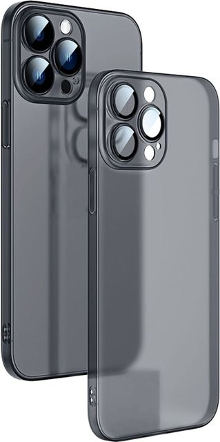 Schutzhülle für Apple iPhone 12 13 14 Pro Max mini Plus mit Kameraschutz in verschiedenen Farben - Bild 1