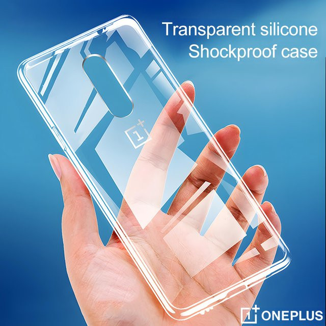 Stoßfeste Silikon Schutzhülle für OnePlus in Transparent - Bild 1