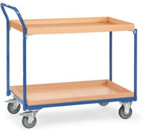 Fetra Tischwagen 3760 in Blau mit TPE-Reifen und 300 kg Tragkraft, B/T/H: 81,5 x 80,0 x 81,5 cm - Bild 1
