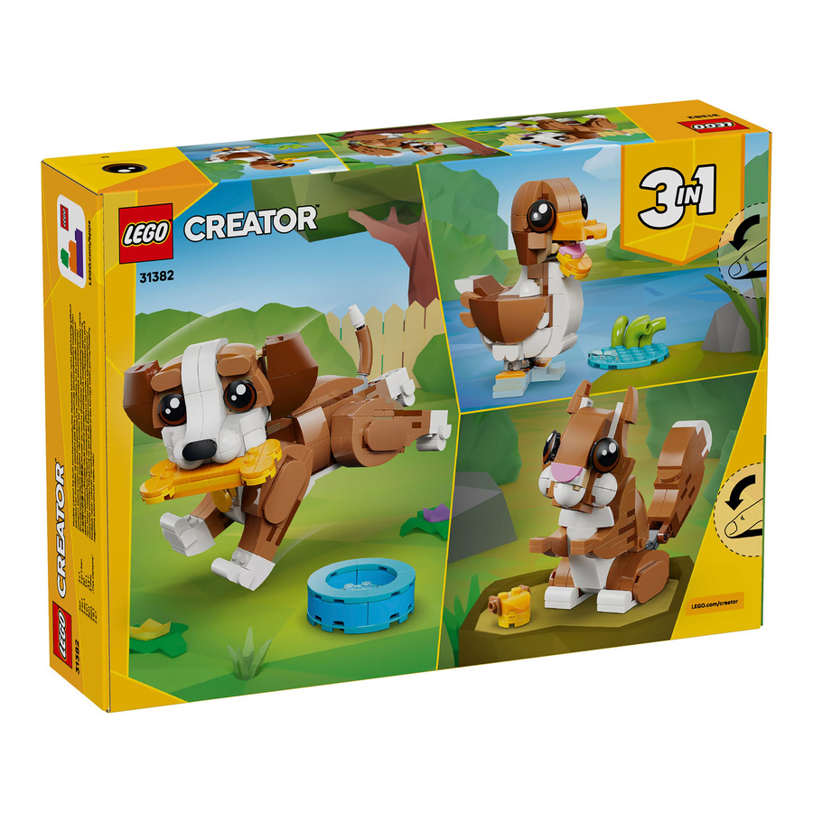 LEGO Creator Niedliche Tiere Verspielter Welpe Konstruktionsspielzeug - Bild 4