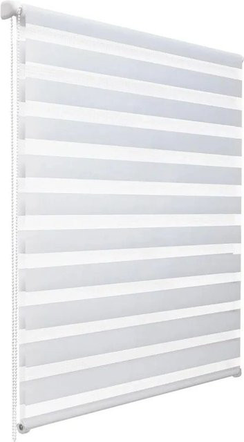 Sol Royal SolDecor DL2 Doppelrollo Day & Night in Weiß, B: 140 cm, H: 150 cm - Bild 1