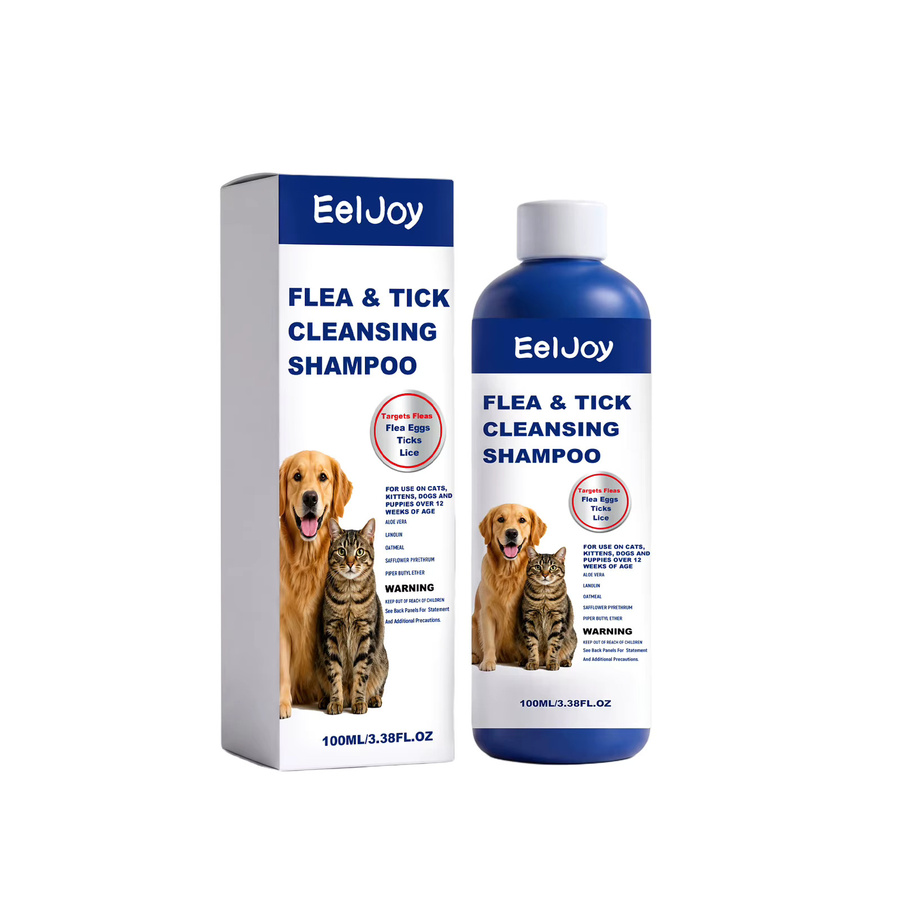 EelJoy Floh- und Zeckenentfernungs-Shampoo, 100 ml, Hunde und Katzen - Bild 4