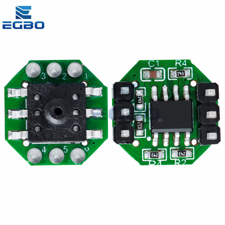 EGBO XGZP6847A Elektronisches Gasdruck-Sensor Modul Barometer mit Schlauch, 3,3 V/5V, 0-40kPa, Grün - Bild 3