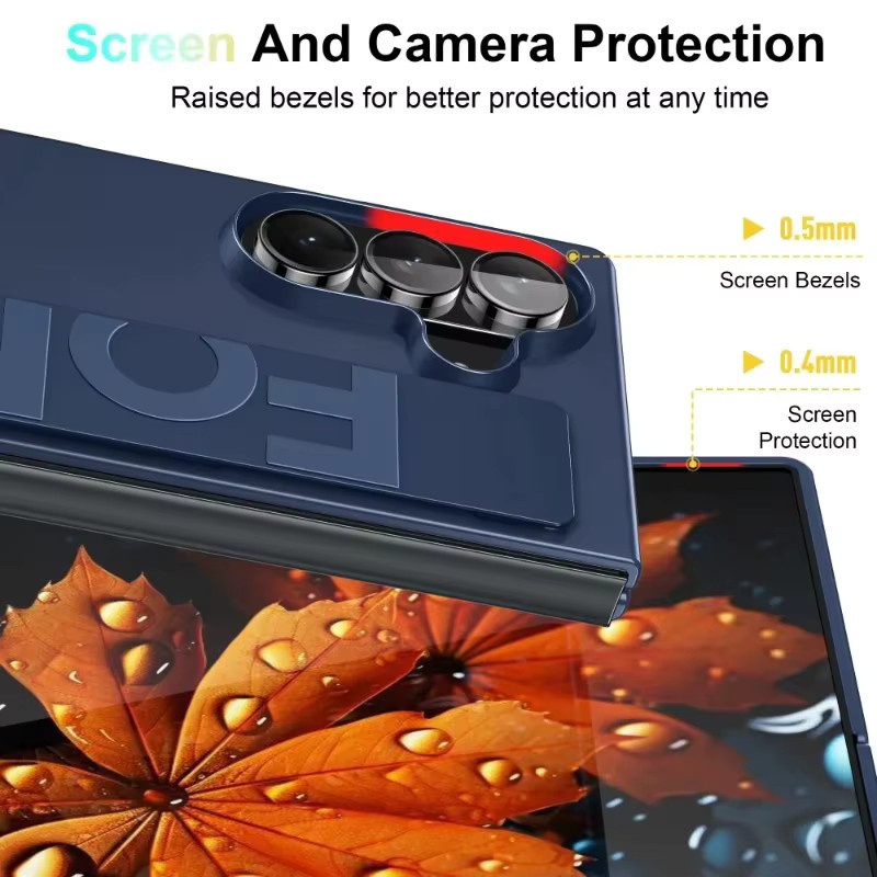 Stoßfeste und ultradünne Handyhülle mit elastischem Armband für Samsung Galaxy Z Fold und S-Serie in Transparent - Bild 4