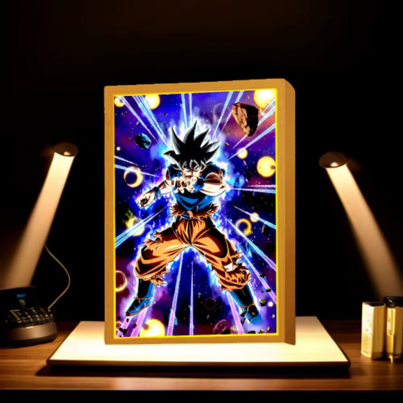 Bandai Dragon Ball LED Nachtlicht mit Goku und Vegeta Motiv in Mehrfarbig für dein Schlafzimmer - Bild 3