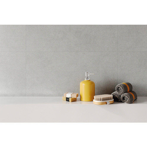 VILO SPC Wandverkleidung Concrete Light in Grau Matt, B: 120 cm, H: 60 cm - Bild 1