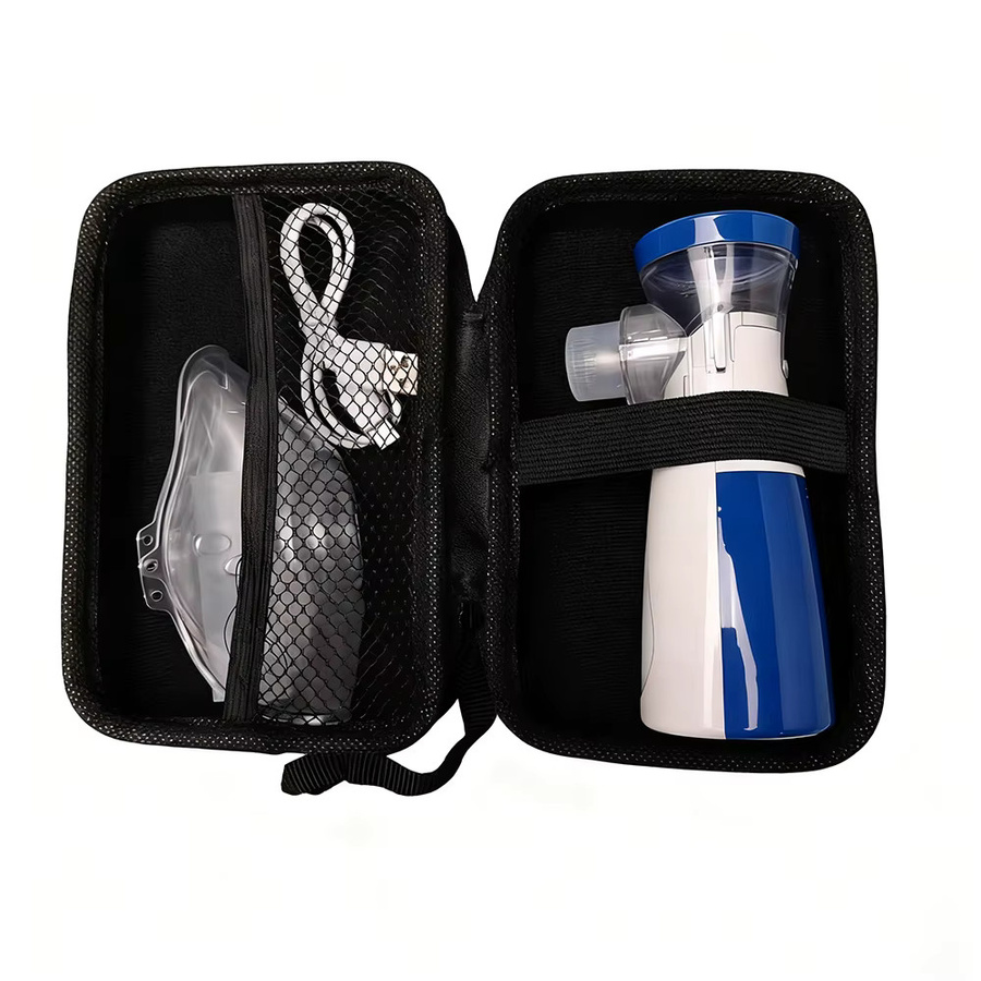 AiQUE Mesh-Vernebler mit Aufbewahrungskoffer, leiser tragbarer Mini-Zerstäuber für Kinder und Erwachsene zur Asthma-Pflege - Bild 4