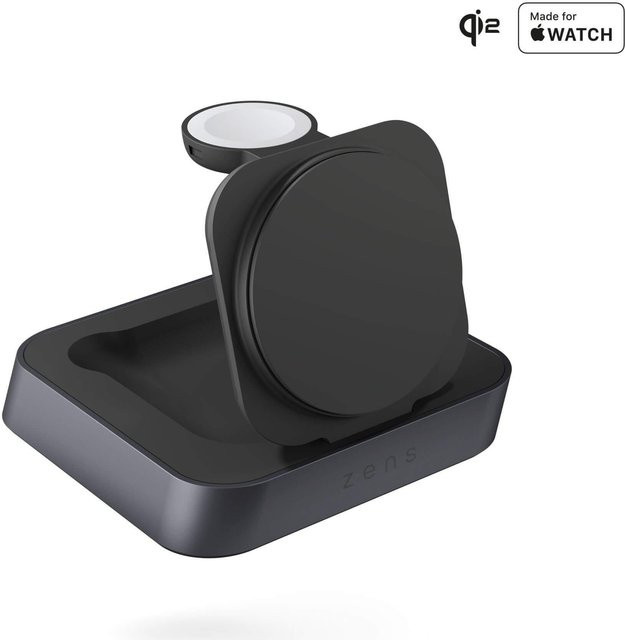 Zens Set bestehend aus Nightstand Charger Pro 2 Ladestation und Powerbank Pro 1 5.000 mAh in Schwarz - Bild 1