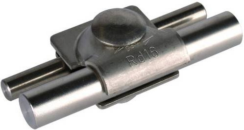 DEHN MV-Klemme 392069 MVK 8.10 16 FRM10X40 aus Edelstahl in Silber - Bild 1