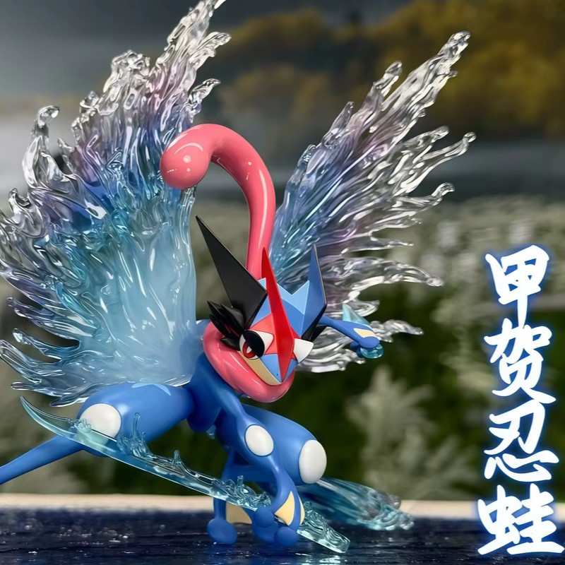 Bkm Pokémon Greninja, Puppe, Modell Statue, Kunststoff - Bild 4