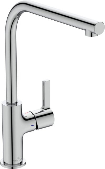 Villeroy & Boch Variaro Küchenarmatur C-Form mit schwenkbarem Auslauf in Chrom - Bild 1