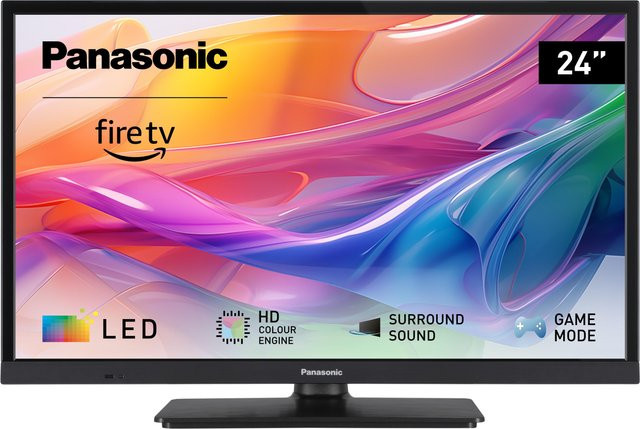 Panasonic Smart TV TV-24S50AEZ LCD-TV mit LED-Technik in Silber, 60 cm (24 Zoll), HD Ready, DVB-T2/DVB-C/DVB-S2, Sprachsteuerung, Wi-Fi und Bluetooth - Bild 1