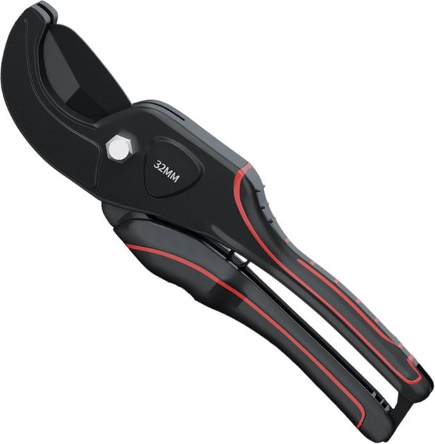Vibratite Rohrschere Ratsche zum Schneiden von PVC, PU, PP und PE, Schwarz, 32mm-75mm - Bild 1