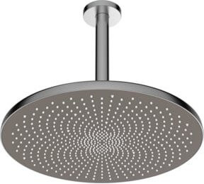 Hansa Aurelia Regendusche für Deckenmontage, Rund, Stahl gebürstet, Silber - Bild 1