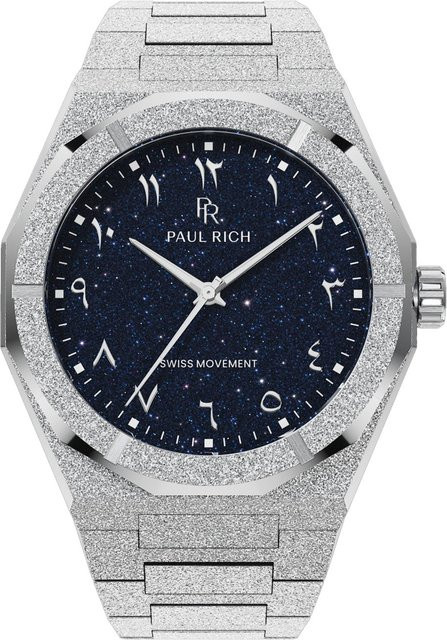 Paul Rich Herrenuhr, Quarz, Edelstahl, Blau, 43 mm, 5 ATM - Bild 1