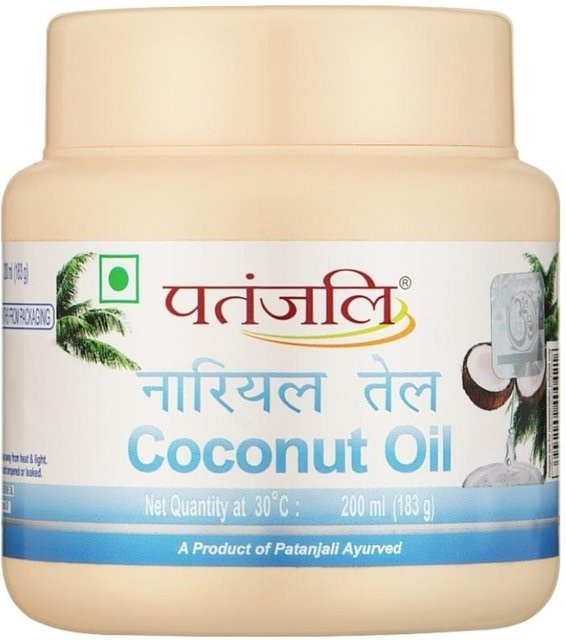 Patanjali Kokosnuss-Haaröl, 200 g, für trockenes Haar - Bild 1