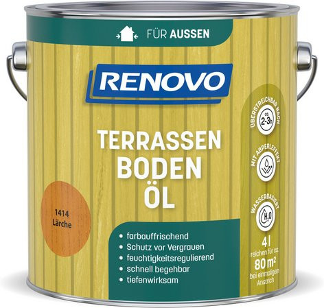 RENOVO Terrassenöl wasserbasiert in Braun - Bild 1