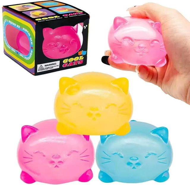BC Pet Supplies Mini Niedliche Katze Form Squishy, Dekompressionsspielzeug - Bild 1