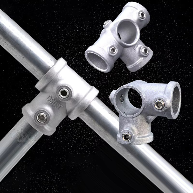 ESHYLALA 3D-Fitting-Verbindungsverschluss aus Aluminiumlegierung in Silber für Stahlrohr-Regale, flach, 20/25 mm - Bild 4