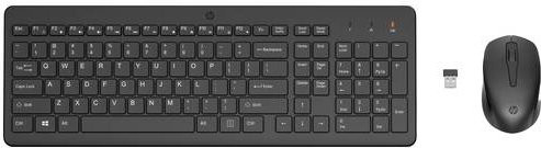 HP 330 Kabelloses Tastatur und Maus Set, QWERTZ Deutsch, Schwarz - Bild 2