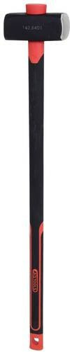KS Tools Vorschlaghammer mit Fiberglasstiel, 4000 g, Schwarz - Bild 1