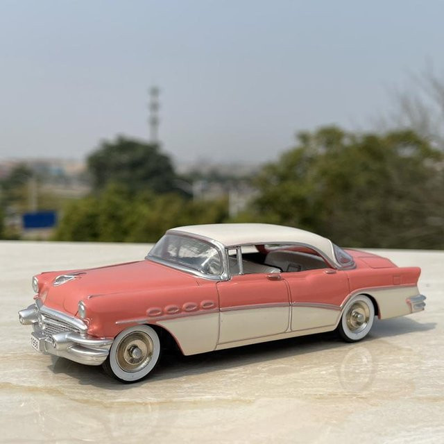 Linyi toy car Klassisches Altes Auto, Modellfahrzeug, 1:43, Metall, Schwarz - Bild 1