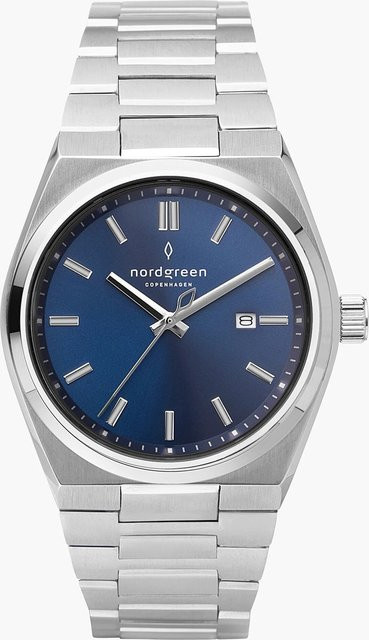 Nordgreen Herrenuhr Succession, Quarz, Edelstahl, Blau, 41 mm, 10 ATM - Bild 1