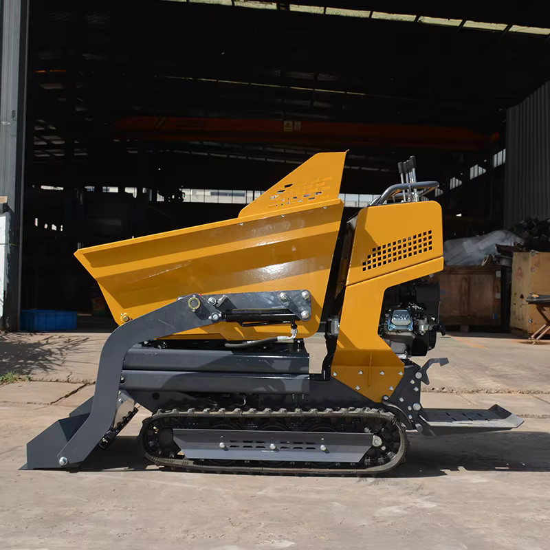Mini-Dumper Raupen-LKW mit hoher Spitze in Gelb von nicosail - Bild 3