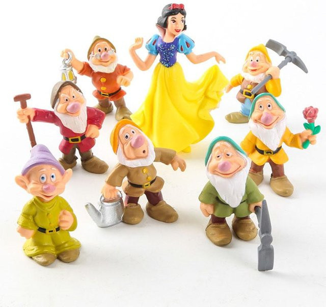 Yiran toy 1 Schneewittchen und die sieben Zwerge Actionfiguren 8-teiliges Set - Bild 1