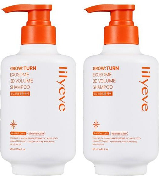 lilyeve Growturn Shampoo, 500 ml, 2 Stück - Bild 1