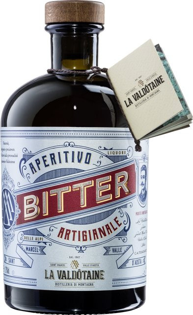 La Valdotaine Bitter Artigianale Likör & Aperitif, Italien, 27% Vol., 1,0 l - Bild 1