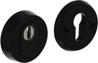 Intersteel Sicherheitsrosette aus Aluminium in Schwarz, Durchmesser: 60 mm - Bild 1