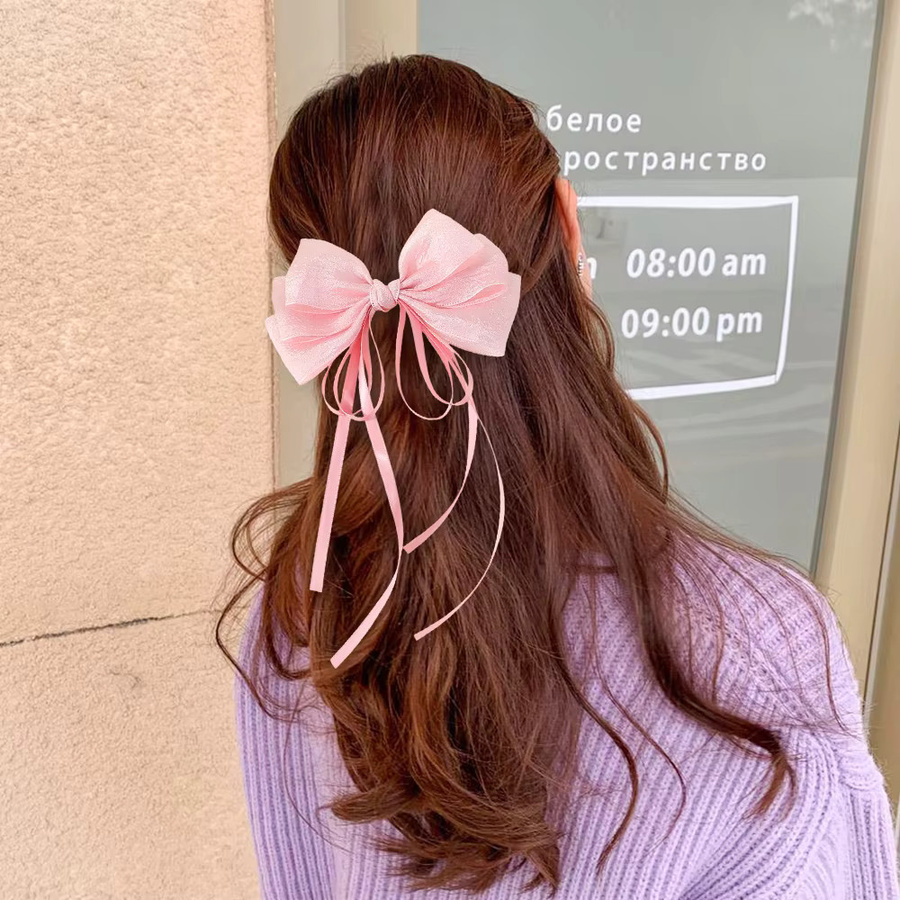 Baby Bows Organza-Schleife Haarspange für Kinder - Bild 3