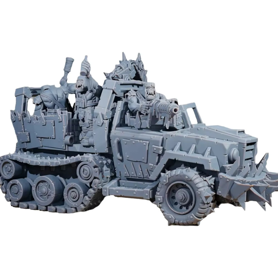 Orkaz Party Wagon Half-Track-Tough Resin, Fahrzeug, Grau, Zubehör - Bild 3
