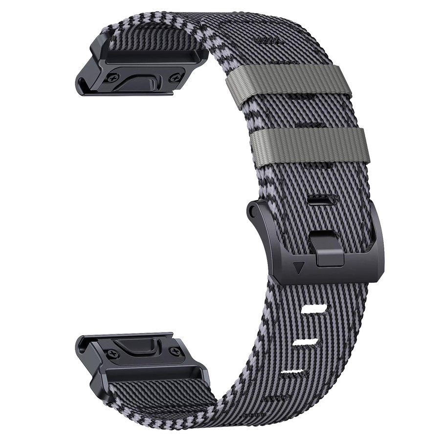 QuickFit Uhrenarmband Nylon, 22 mm, 26 mm, Schwarz, Unisex - Bild 5