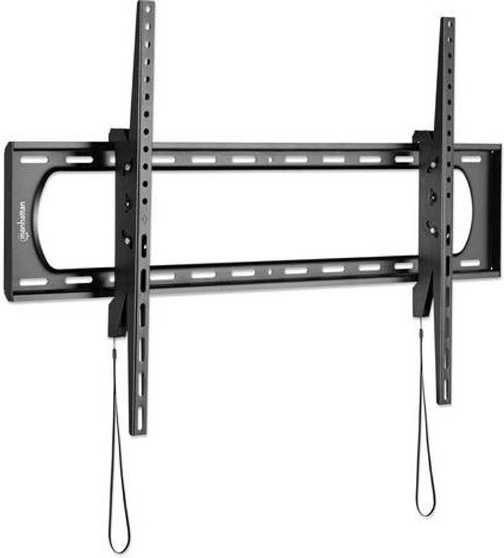 Manhattan TV-Wandhalterung für Bildschirme von 152,4 cm bis 304,8 cm, Traglast bis 120 kg, neigbar, schwarz, VESA 900 x 600 mm - Bild 2