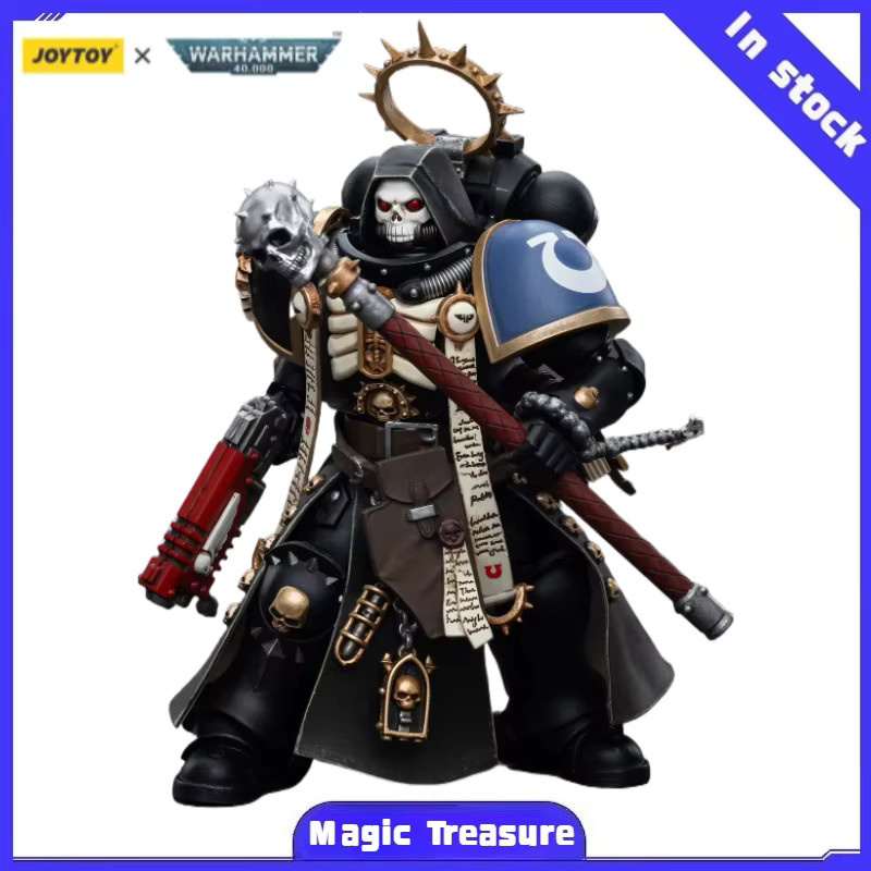 JOYTOY Warhammer 40K Ultramarines Primaris Chaplain Brother Varus, Actionfigur, 1/18 - Bild 2