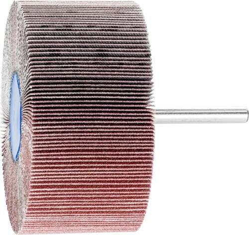 PFERD Korund Fächerschleifer A150 für Feinschliff und Finish, Durchmesser: 80 mm, Breite: 40 mm, Schaft-Durchmesser: 6 mm, 10 Stück, Multicolor - Bild 1