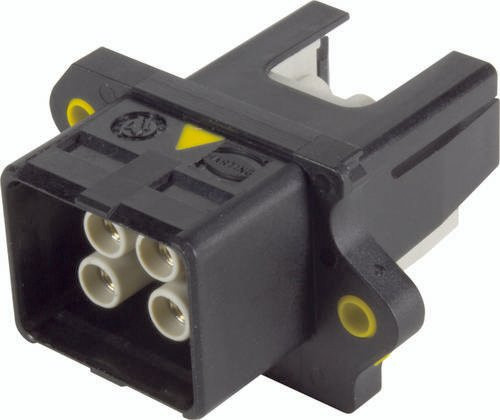 HARTING Anbaugehäuse aus Kunststoff, Schwarz, 4 Polstellen - Bild 1
