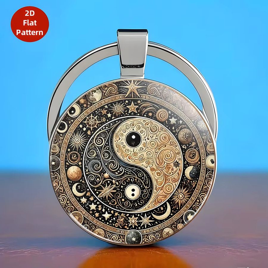 diffone Schlüsselanhänger Baum des Lebens Bagua, Unisex - Bild 2