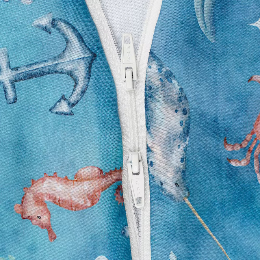 HappyFlute Baby-Schlafsack aus Bambus-Baumwolle für Neugeborene, warm und tragbar, Blau - Bild 2
