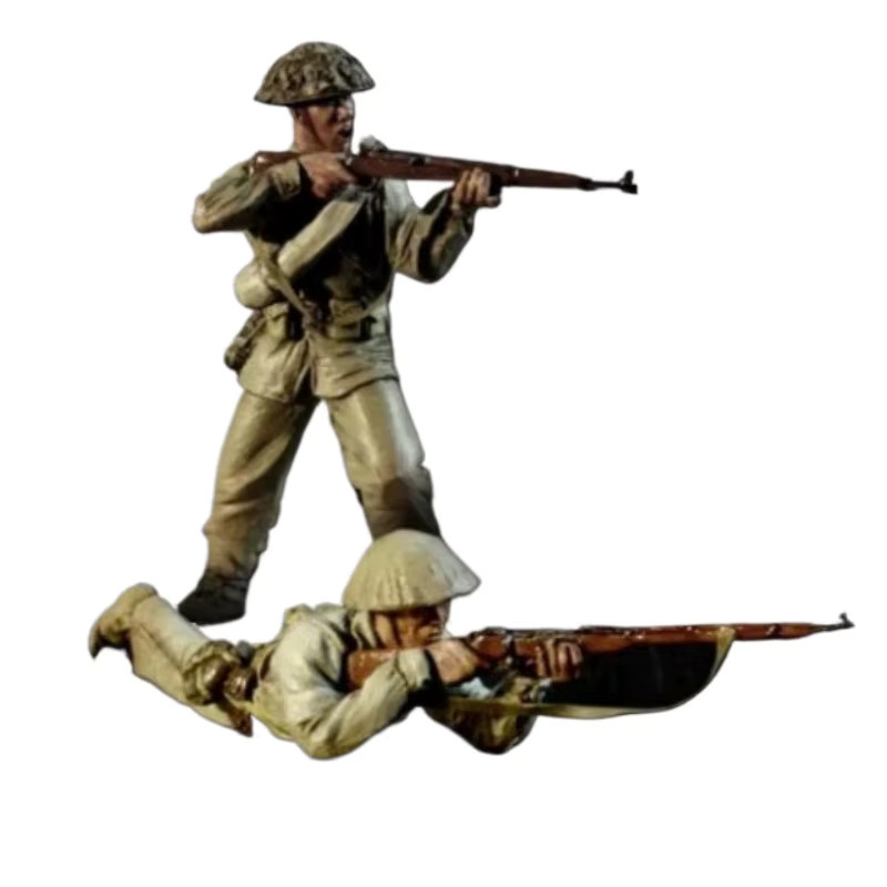 BAANFU Viet Minh Infanterie, Modellbausatz, Maßstab 1:35, unmontiert und unbemalt - Bild 2