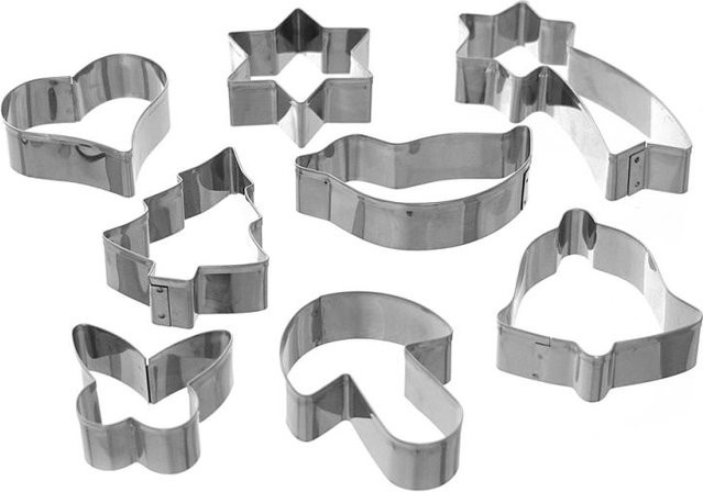 Schneider Ausstecher-Set aus Edelstahl in Silber - Bild 1