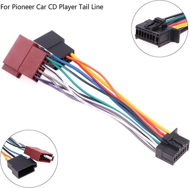 Pioneer ISO Kabelbaum Stecker für Auto CD Stereo Radio Player in Multicolour - Bild 1