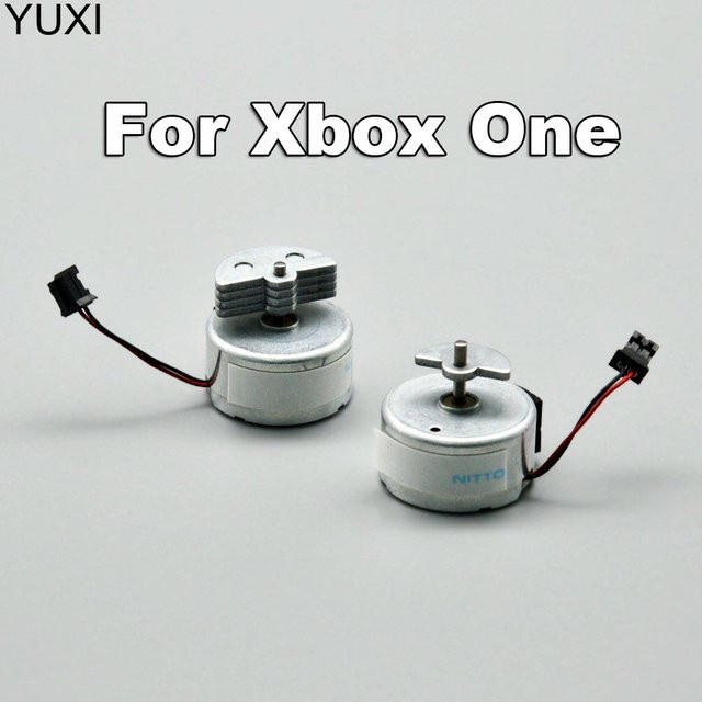 YUXI Vibrationsmotoren für Xbox One Controller, Set aus zwei Mikromotoren für links und rechts, Silber - Bild 1