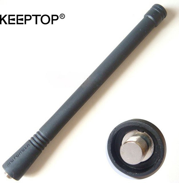 KEEPTOP Walkie Talkie Antenne VHF 136-174 MHz für Motorola GP88 GP300 GP320 GP330 GP340 GP360 GP1280 HT50 HT600 in Schwarz - Bild 1